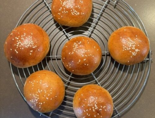 Buns fluffy façon pain au lait 🍔